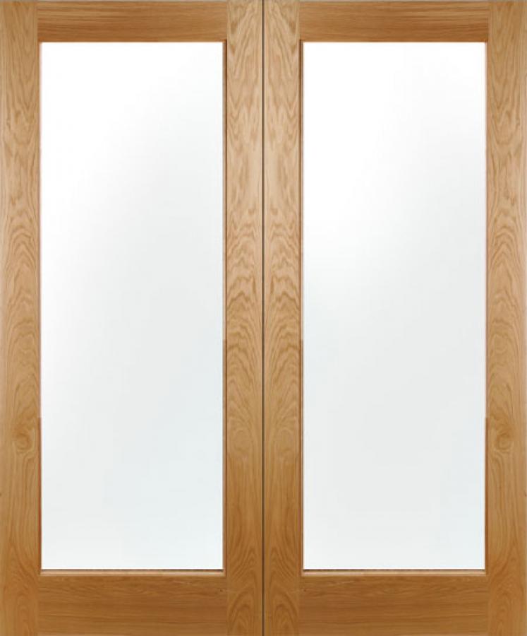 Pattern 20 External Oak French Doors